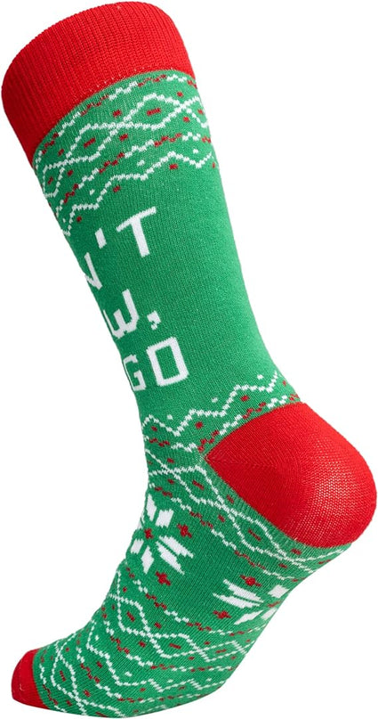 Agent Todd and Margo Green Christmas Vacation Socks