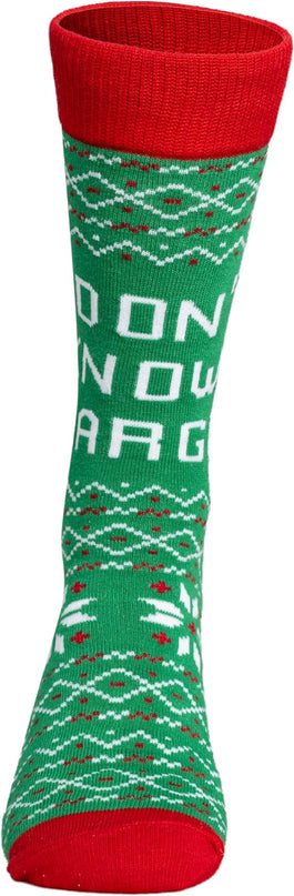 Agent Todd and Margo Green Christmas Vacation Socks