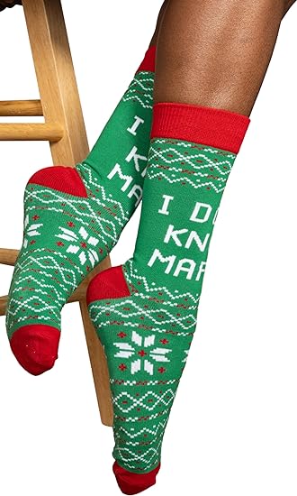 Agent Todd and Margo Green Christmas Vacation Socks