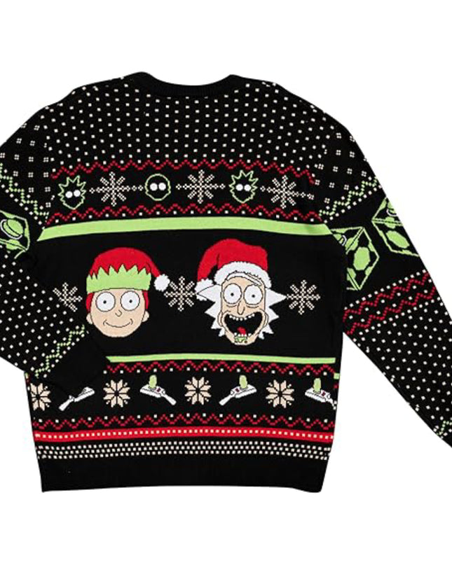 Rick and Morty Get Your Act Together Ugly Christmas Sweater