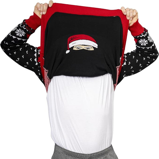 Ask Me About My Ninja Disguise Christmas Sweater