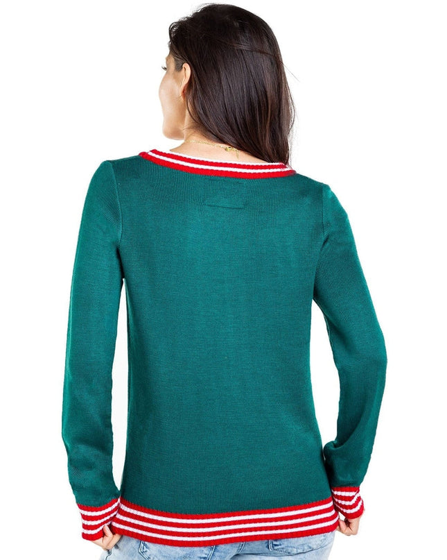 Women's North Pole Dancer Ugly Christmas Sweater