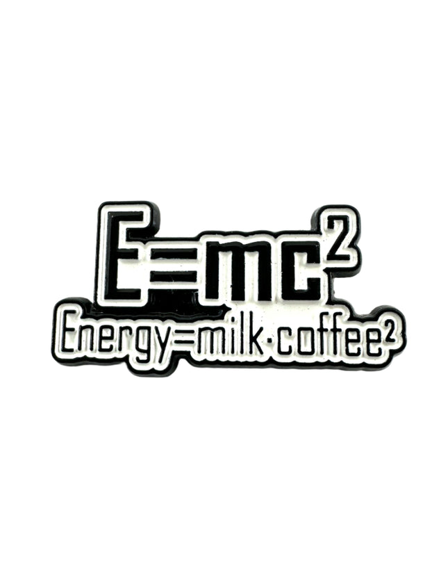 E=mc2 Pin Badge | Tags: Accessories