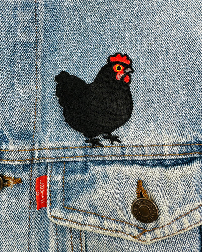 Chicken Iron-On Patch