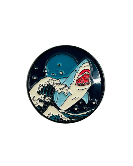 Wave Shark Pin for Women's Accessories
