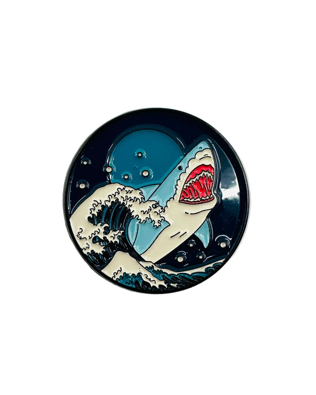 Wave Shark Pin for Women's Accessories