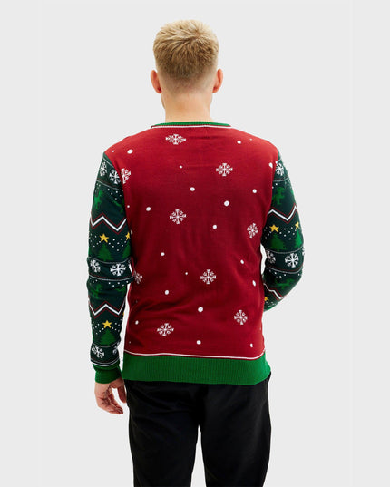 Tree-REX Christmas Sweater for Men