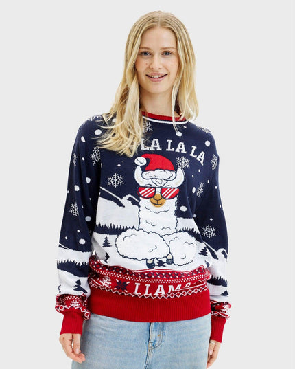 Fa La La La Llama Sweater for Women