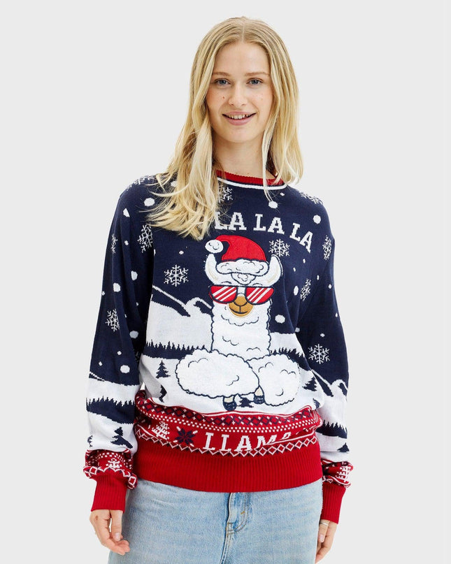 Fa La La La Llama Sweater for Women