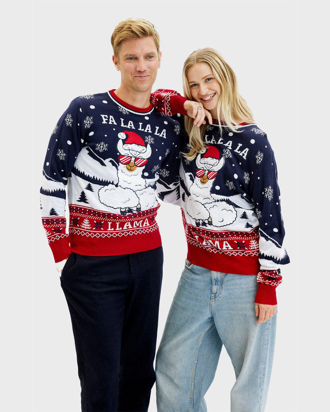 Fa La La La Llama Sweater for Men