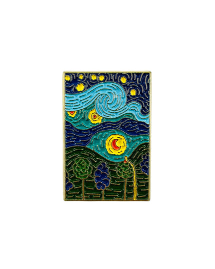 Van Gogh IV Pin | Family Christmas Pajamas & Accessories