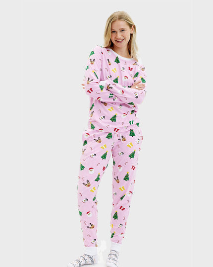 Pinkish Christmas Pajamas for Women - Year-Round Comfort