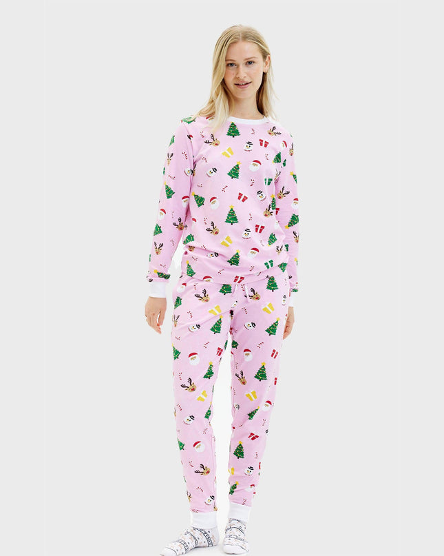 Pinkish Christmas Pajamas for Women - Year-Round Comfort