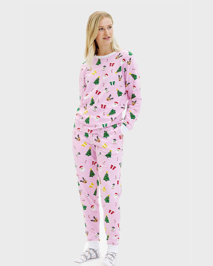Pinkish Christmas Pajamas for Women - Year-Round Comfort