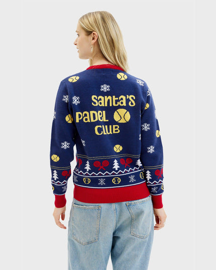 Santa's Padel Club Sweater for Women - Trine Collection