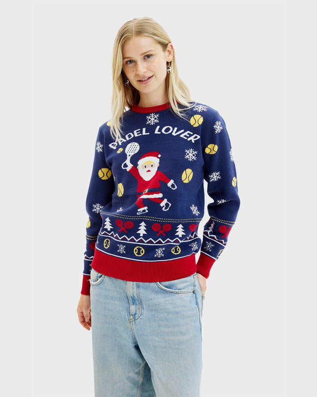 Santa's Padel Club Sweater for Women - Trine Collection