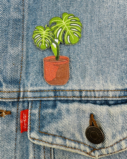 Monstera Iron-On Patch