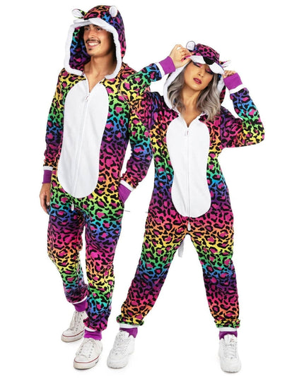 Matching 90's Leopard Couples Costumes