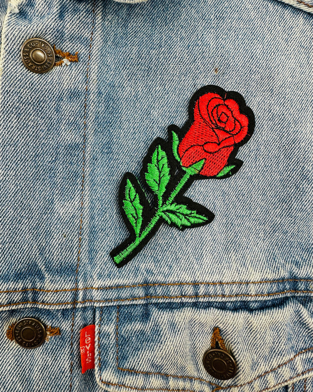 Iron-On Patch - Pink Rose IV