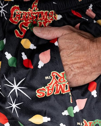 A Christmas Story Fleece Holiday Lights Pajama Pants