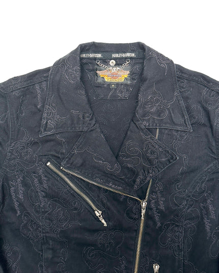 Vintage Harley Davidson Embroidered Jacket