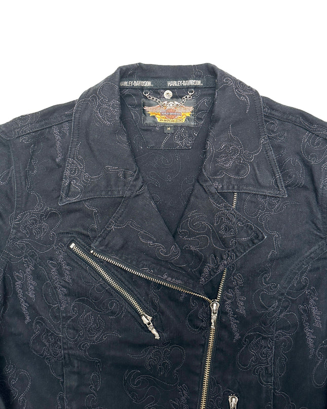 Vintage Harley Davidson Embroidered Jacket