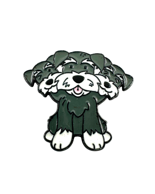Three-Headed Dog Enamel Pin Badge