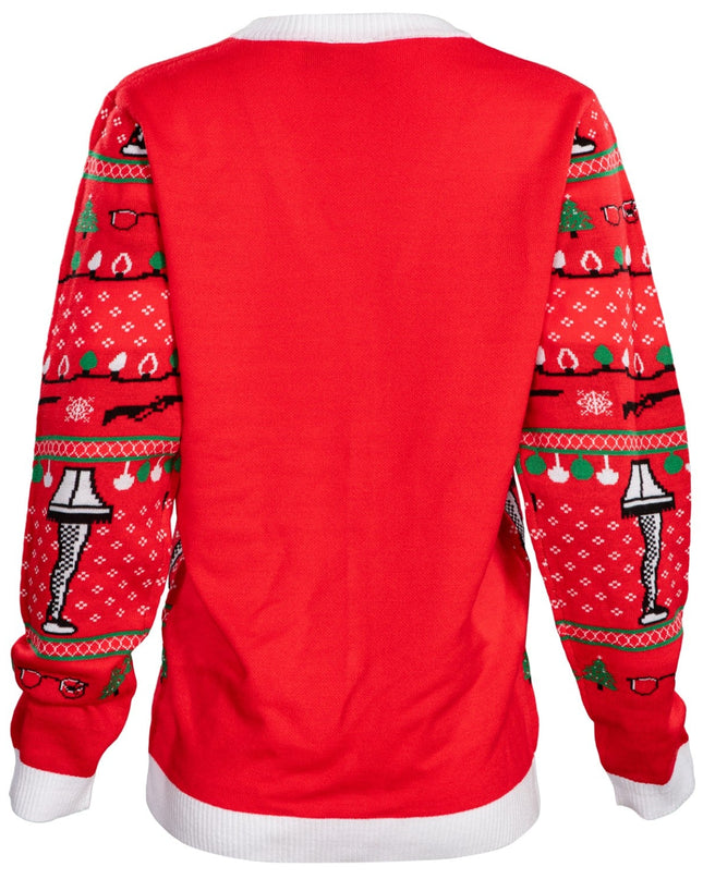 A Christmas Story Leg Lamp Button-Up Cardigan