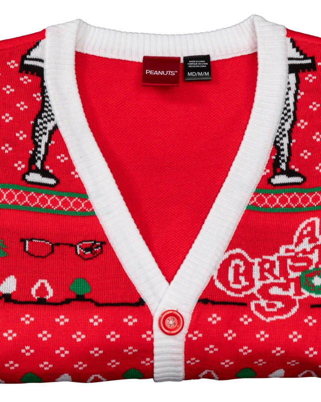 A Christmas Story Leg Lamp Button-Up Cardigan