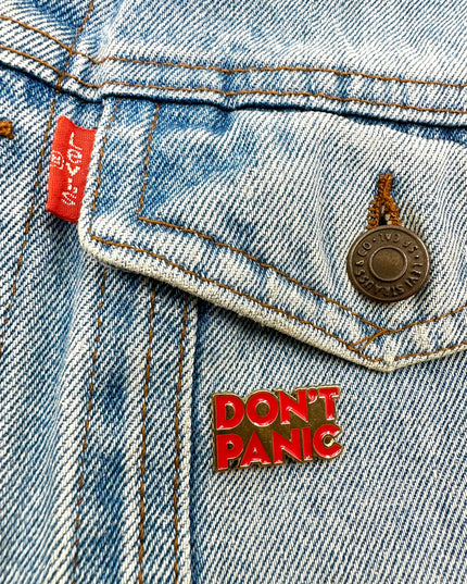 Don’t Panic Pin - Fun Accessory for Stress Relief