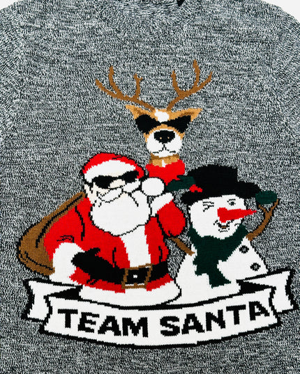 Vintage Christmas Sweater - Team Santa