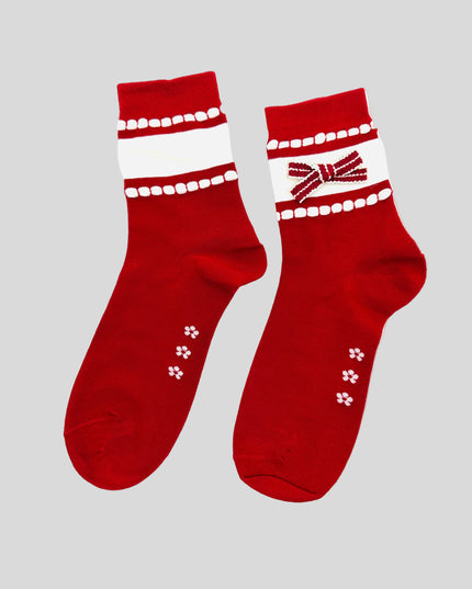 Cute Red Design II Socks - Festive Accessory