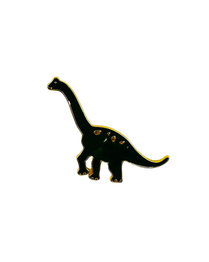 Brachiosaurus Brooch | Green Dinosaur Accessory for Women
