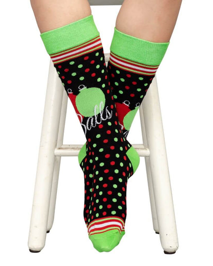Balls Ugly Christmas Socks