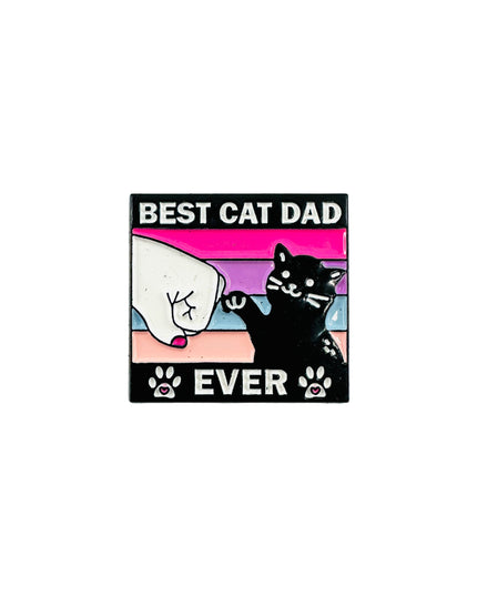Best Cat Dad Ever Brooch | Family Pajama Accessory