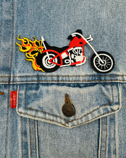 Motorcycle II Iron-On Patch
