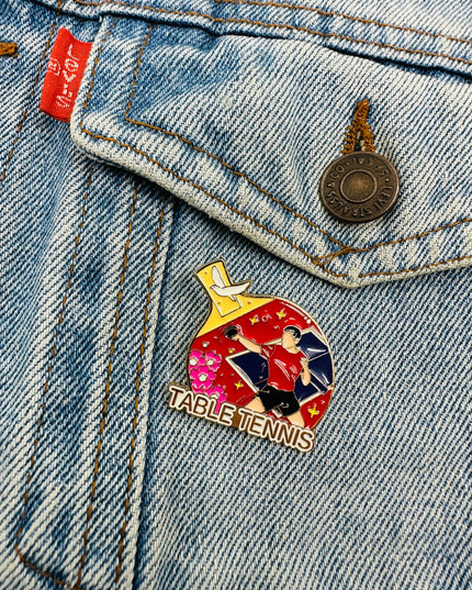 Table Tennis Pin for Family Christmas Fun