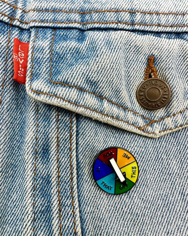 LGBTQ Wheel Pin Badge | Tags: Accessories