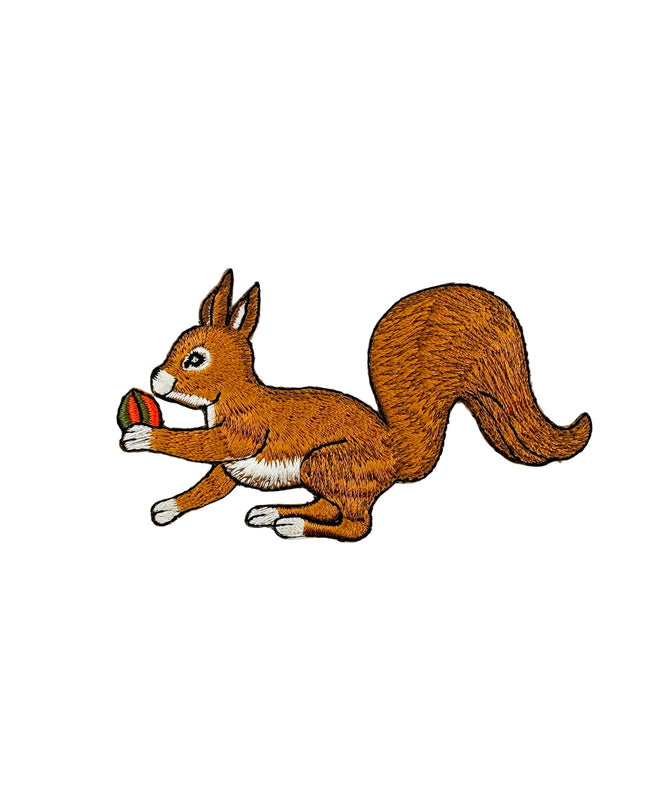 Squirrel II Iron-On Patch