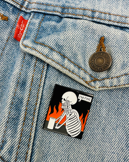 I'm Fine Pin for Family Christmas Celebrations