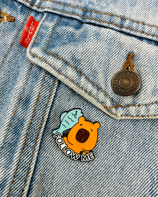 Brooch - Capybara XIV | Family Pajama Accessories