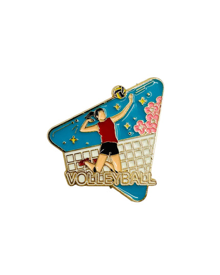 Volleyball Brooch | Family Pajama Accessory for Christmas
