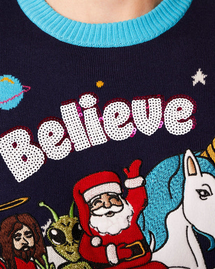 Men's Believe Christmas Sweater