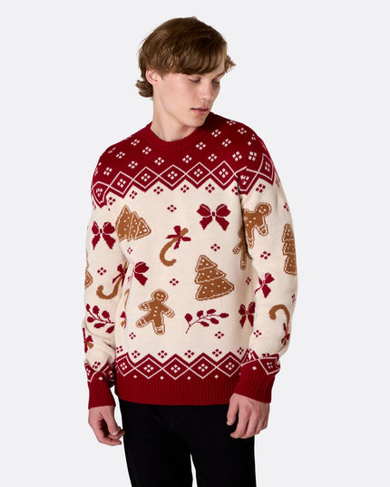 Men's Gingerbread Christmas Sweater