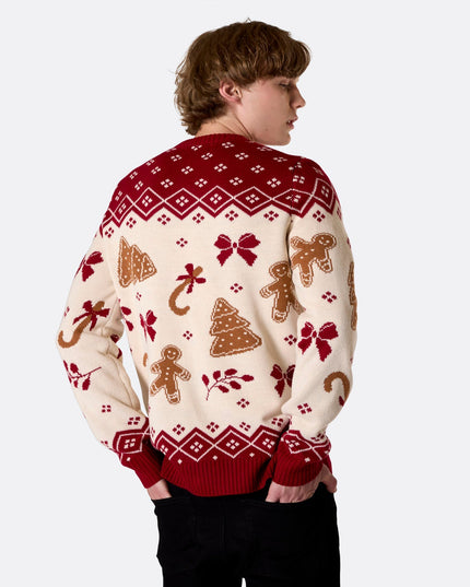 Men's Gingerbread Christmas Sweater