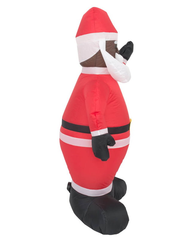 Inflatable Black Santa Claus Decoration