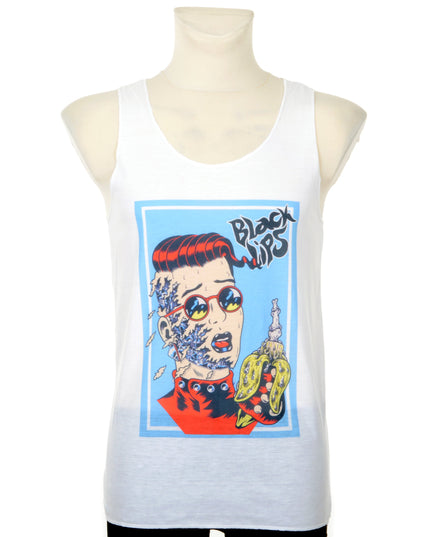 Black Lips Band Tank Top for Men and Women