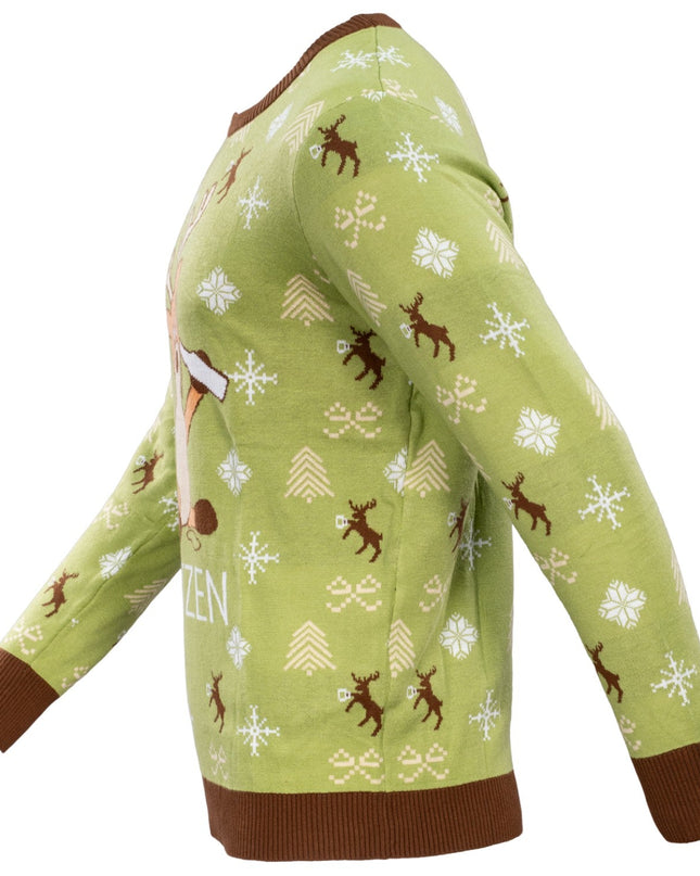 Blitzen Drunk Funny Adult Ugly Christmas Sweater