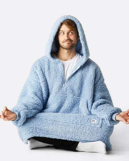 Blue Sherpa HappyHoodie