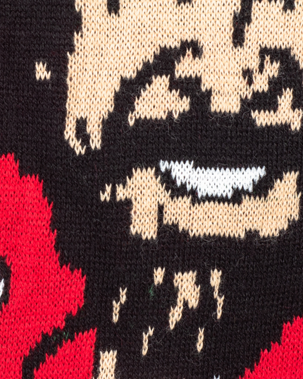 Bob Ross Happy Little Xmas Trees Sweater